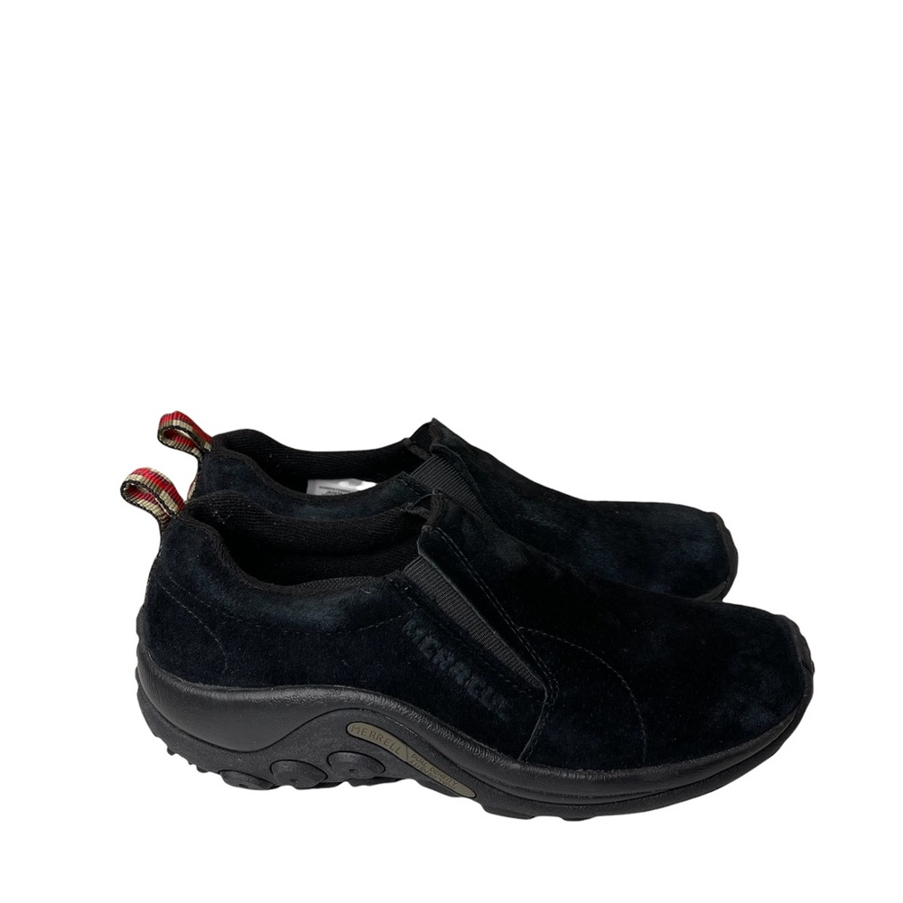 Merrell Jungle Moc Midnight Black Suede Comfort Slip On Shoe J60826 Women's Sz 8